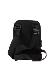 PIQUADRO WOODY Bolso de piel y tela negro - Bandoleras Hombre - 3