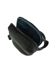 PIQUADRO WOODY Bolso de piel y tela negro - Bandoleras Hombre - 4