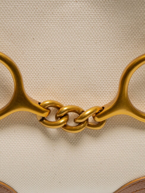 CECILIA Bolso de lona con bandolera CUERO - Bolsos Mujer