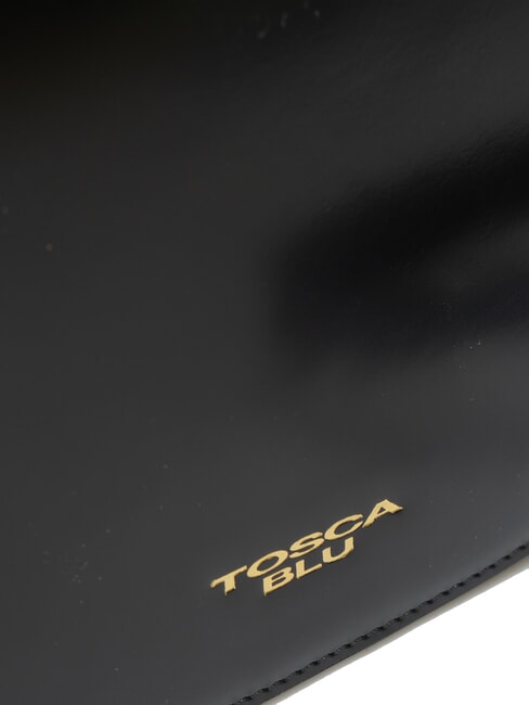 KORA Bolso de piel con solapa negro - Bolsos Mujer