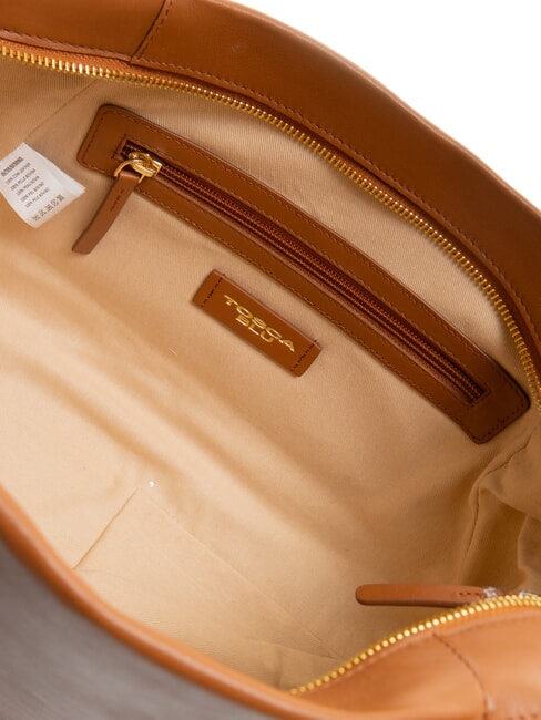 CLOE Bolso de piel con bandolera CUERO - Bolsos Mujer