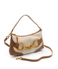 TOSCA BLU CECILIA Bolso bandolera de lona con bandolera CUERO - Bolsos Mujer - 3