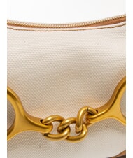 TOSCA BLU CECILIA Bolso bandolera de lona con bandolera CUERO - Bolsos Mujer - 4