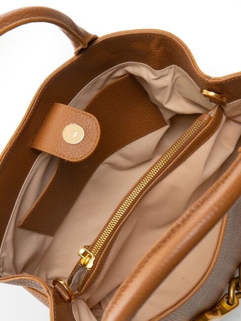 CECILIA Bolso grande de piel CUERO - Bolsos Mujer