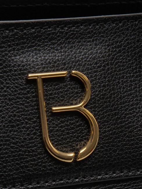 BIANCA Bolso mediano de piel negro - Bolsos Mujer