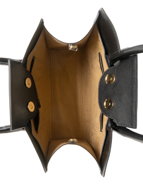 BIANCA Bolso mediano de piel negro - Bolsos Mujer