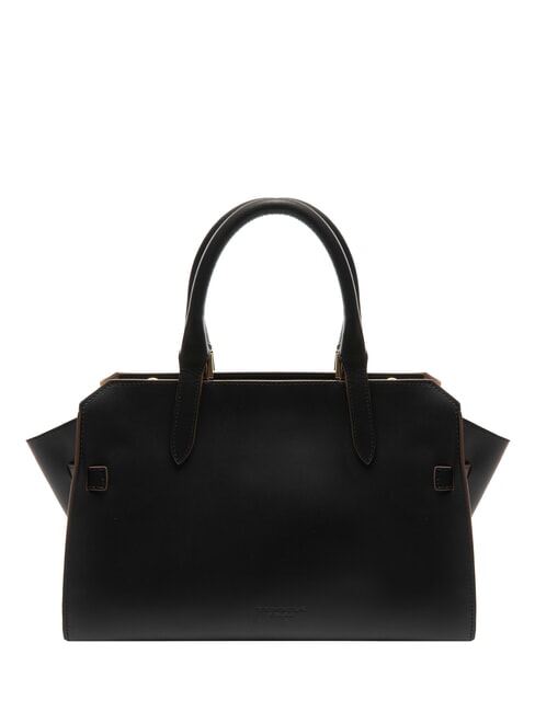 AMELIA Bolso de piel con charm negro - Bolsos Mujer