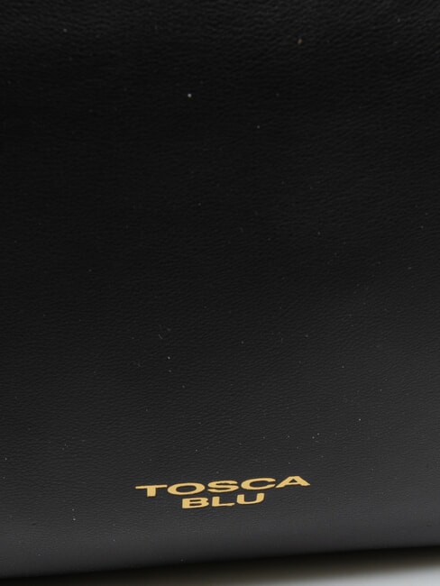 ANGIE Bolso de hombro de piel negro - Bolsos Mujer