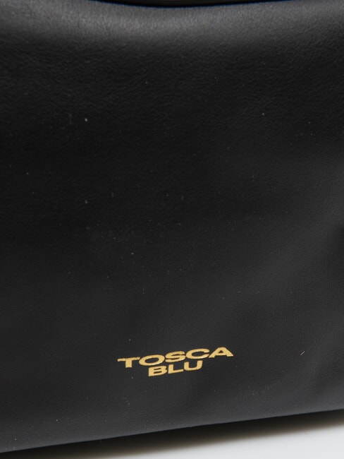 ANGIE Bolso bandolera pequeño de piel negro - Bolsos Mujer