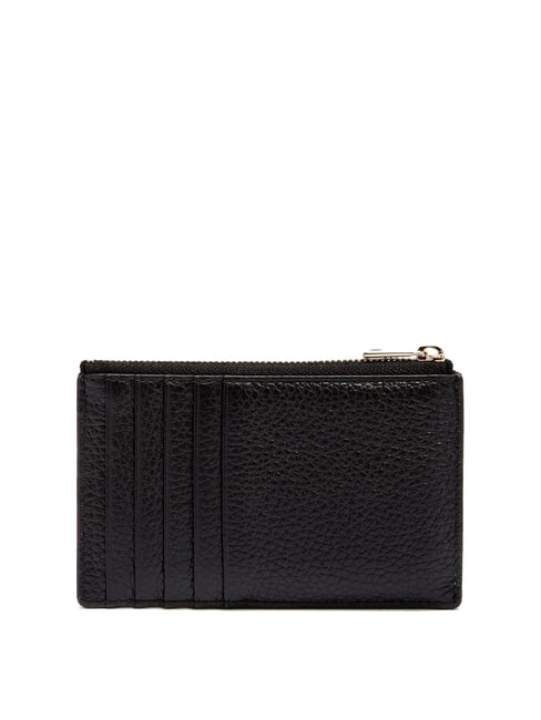 CAMELIA Cartera plana de piel negro - Carteras Mujer