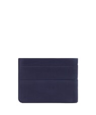 PIQUADRO PAAVO Monedero de piel con solapa azul - Carteras Hombre - 3