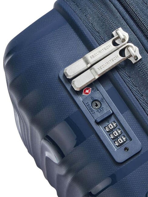 SECURITECH DUNE Carro mediano expandible azul - Trolley Rígidos