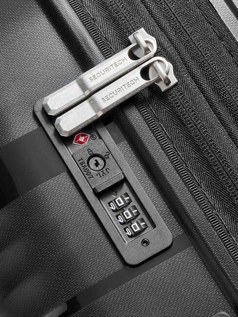 SECURITECH DUNE Carro grande expandible negro - Trolley Rígidos