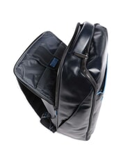 PIQUADRO BLUE SQUARE Mochila de piel para portátil de 15,6" azul - Mochilas para portátil - 4
