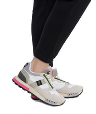 BLAUER HOUMA Zapatillas para correr blanco/gris - Zapatos Mujer - 5