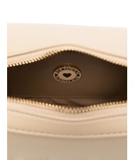 LOVE MOSCHINO CURSIVE LOGO Mini bolso de hombro beige - Bolsos Mujer - 3