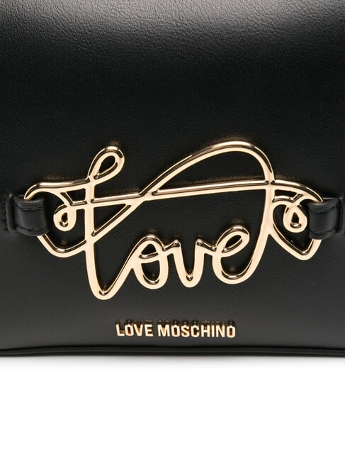CURSIVE LOGO Mini bolso de hombro negro - Bolsos Mujer