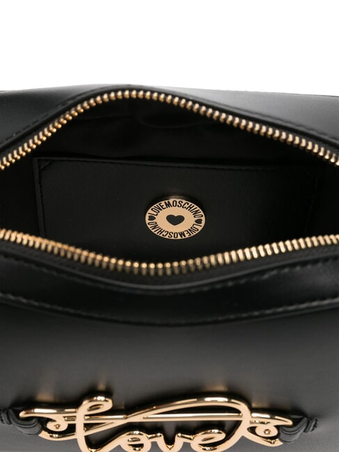 CURSIVE LOGO Mini bolso de hombro negro - Bolsos Mujer