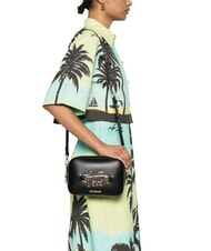 LOVE MOSCHINO CURSIVE LOGO Mini bolso de hombro negro - Bolsos Mujer - 5