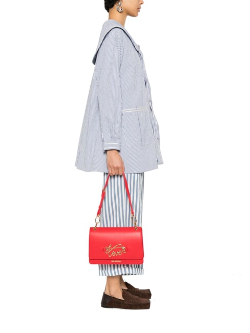 CURSIVE LOGO Bolso de hombro ROJO - Bolsos Mujer