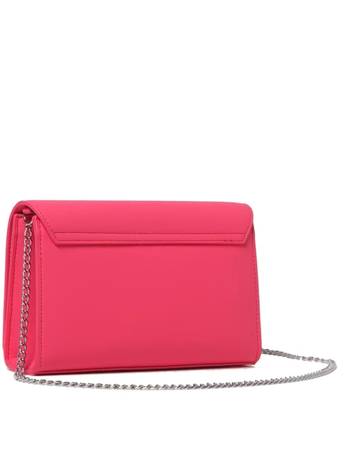 CHAIN Lettering Bolso de hombro fucsia - Bolsos Mujer