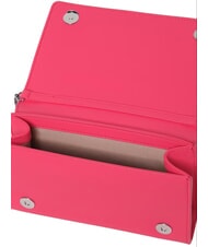 LOVE MOSCHINO CHAIN Lettering Bolso de hombro fucsia - Bolsos Mujer - 4