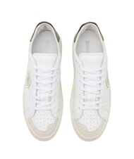 BLAUER STATEN Zapatillas de cuero blanco/verde - Zapatos Hombre - 3