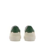 BLAUER STATEN Zapatillas de cuero blanco/verde - Zapatos Hombre - 5