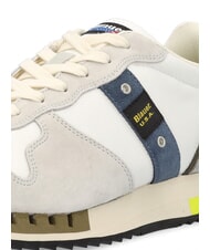 BLAUER QUEENS Zapatillas para correr blanco/gris topo - Zapatos Hombre - 6