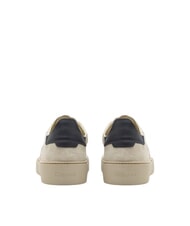 BLAUER STATEN Zapatillas de cuero blanco/azul marino - Zapatos Hombre - 5