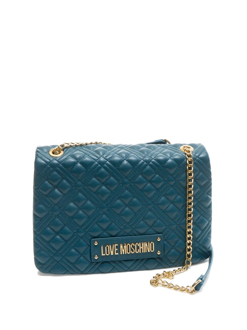 QUILTED Convertible Bolso de hombro/bandolera esmeralda - Bolsos Mujer