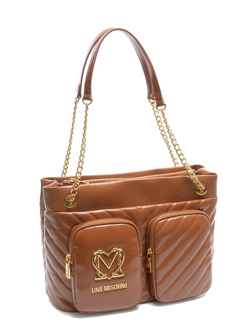 CITY POCKETS Bolsa de compras acolchada nueces - Bolsos Mujer