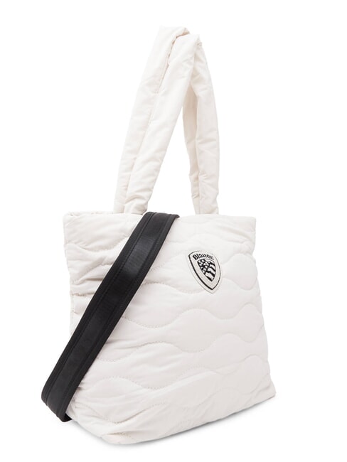 RUG Bolso de hombro acolchado blanco - Bolsos Mujer