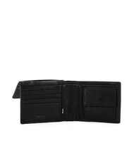 BLAUER FIRSTCLASS Cartera de piel con solapa y monedas NEGRO - Carteras Hombre - 3
