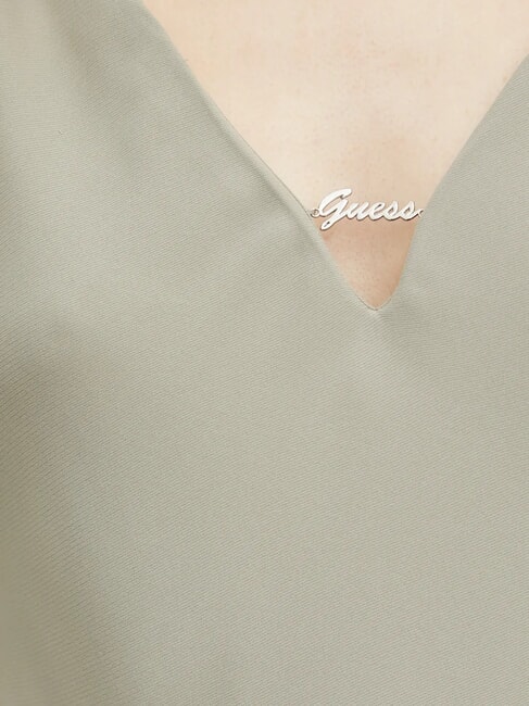 CAROLINE  Camiseta sin mangas hoja de salvia - camiseta