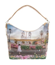 YNOT YESBAG Bolso de hombro tipo hobo floral - Bolsos Mujer - 4