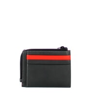 PIQUADRO URBAN  Tarjetero de piel con cremallera Gris - Carteras Hombre - 2