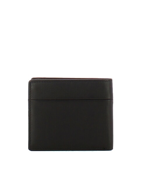 URBAN Billetera de cuero negro - Carteras Hombre