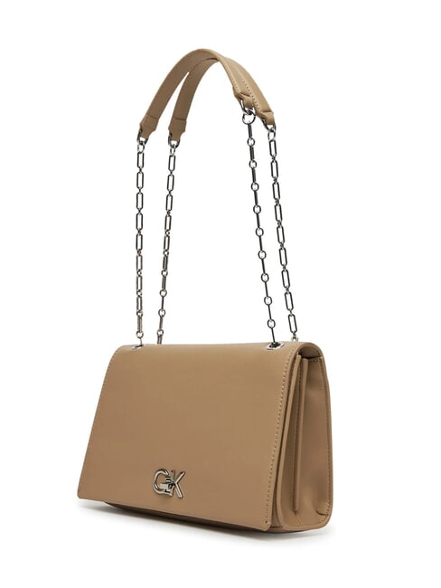 CK CONV CHAIN Bolso de hombro convertible, bolso bandolera vajilla - Bolsos Mujer