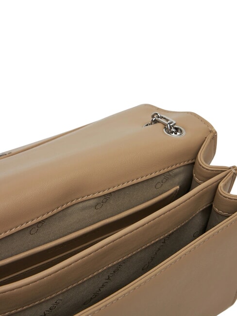 CK CONV CHAIN Bolso de hombro convertible, bolso bandolera vajilla - Bolsos Mujer