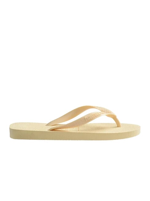 TOP SENSES Chancletas crema de mantequilla - Zapatos Mujer
