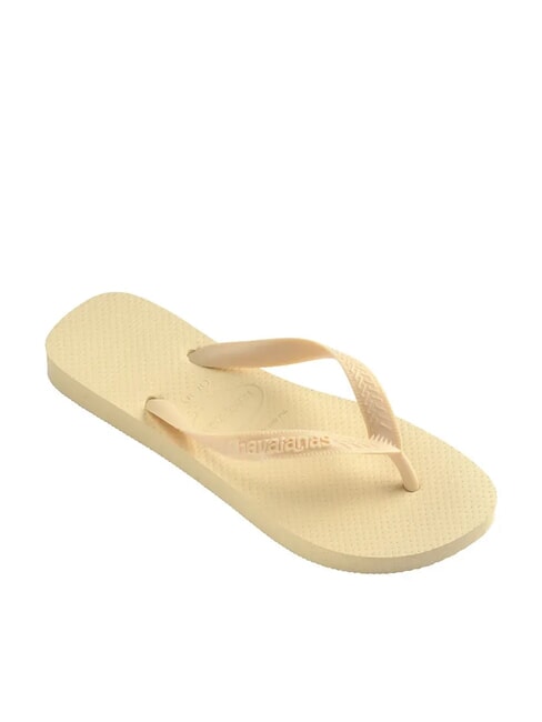 TOP SENSES Chancletas crema de mantequilla - Zapatos Mujer