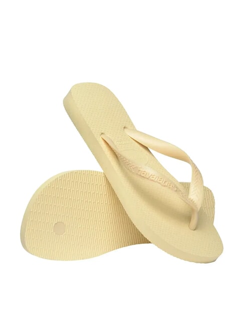 TOP SENSES Chancletas crema de mantequilla - Zapatos Mujer