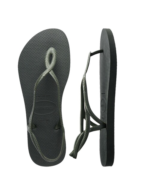 Chanclas LUNA verde olivo - Zapatos Mujer