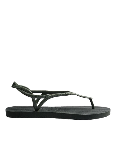 Chanclas LUNA verde olivo - Zapatos Mujer