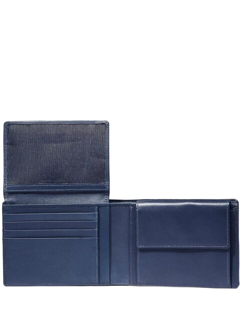 LIKO Cartera con monedero azul - Carteras Hombre