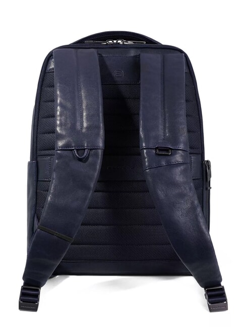 CARL Mochila para PC de 14", en cuero azul - Mochilas para portátil