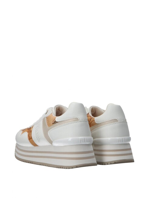 GEO JR Zapatillas de plataforma con logotipo lateral Blanco / Geo Beige - Zapatos Mujer