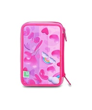 SJGANG FLYUNICORN GIRL Estuche con 3 cremalleras y material escolar incluido fuxiafluo - Estuches y Accesorios - 7