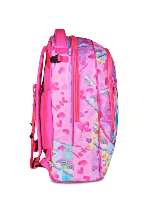 FLYUNICORN GIRL 3WD Mochila con ruedas desmontable, 3 ruedas fuxiafluo - Mochilas con ruedas
